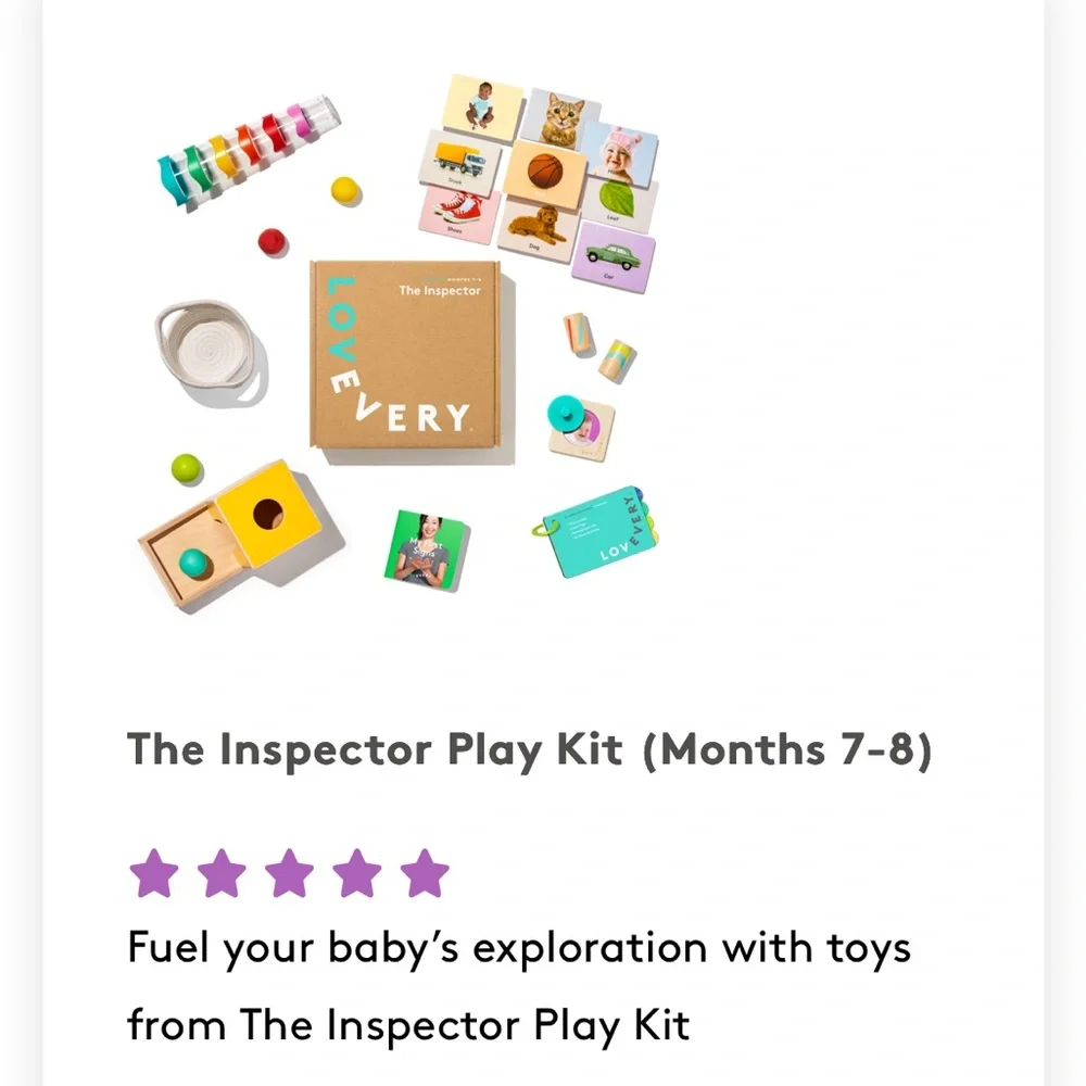 Lovevery Ball Drop Box from Inspector 7-8 Month Play Kit
